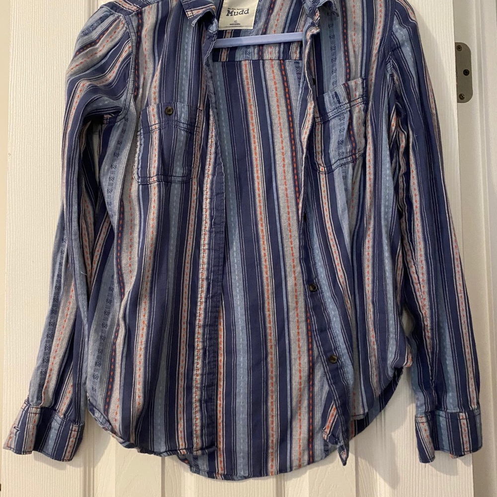 Stripped button down